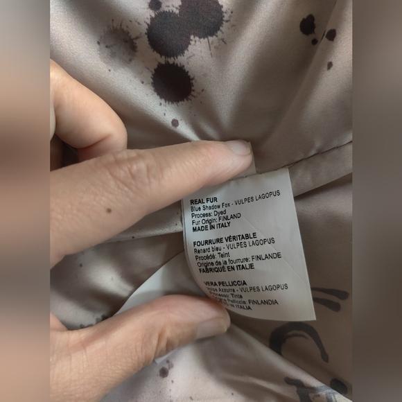 Flo Clo red leather fur studded jacket size 42 - Picture 8 of 12